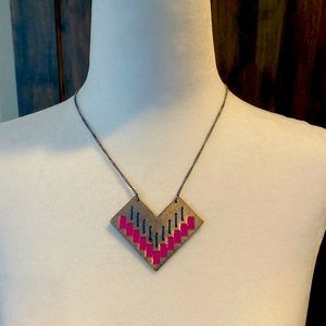 Rachel Roy metal heart necklace
